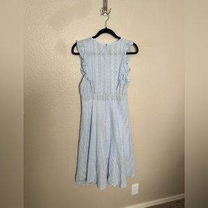 Light Blue Eyelet Lace Dress by EcoWish (L)